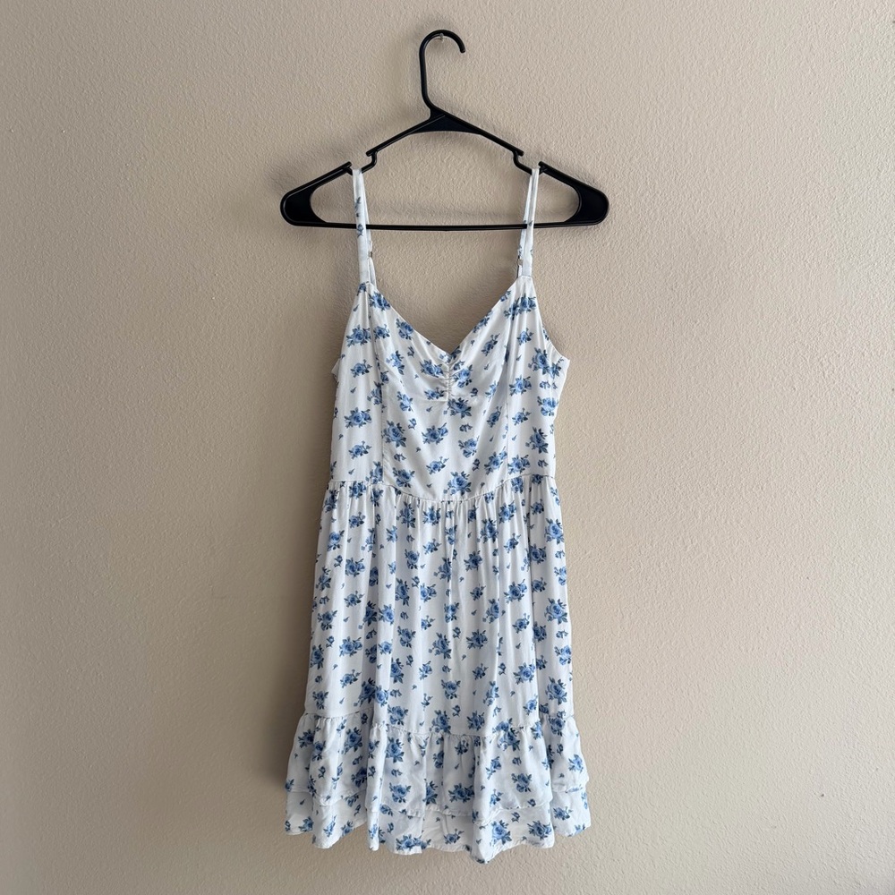 Hollister Floral Tie Back Mini Dress